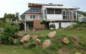 View from the driveway