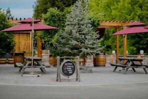 Tasting room patio