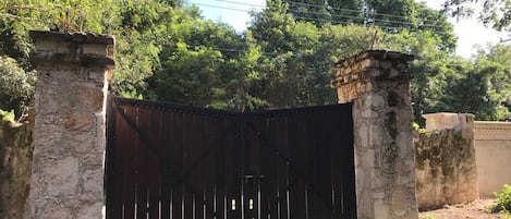 Private Gate in front of house