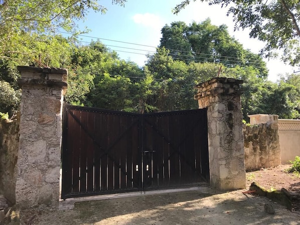 Private Gate in front of house