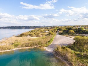 Free, public boat ramp, 2 minute walk from the home