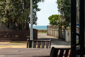 view across the road