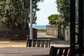 view across the road