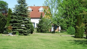 Das Ferienhaus mit Garten