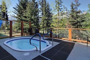 There's nothing like a hot tub with a view after a day in the mountains