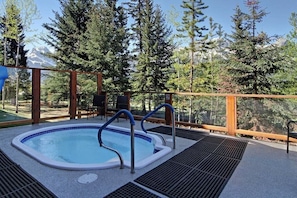 There's nothing like a hot tub with a view after a day in the mountains