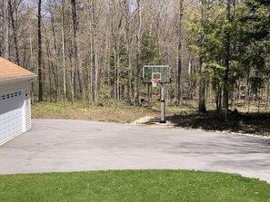 New for 2021--NBA Caliber Basketball Hoop Easily Adjustable to 7 ft