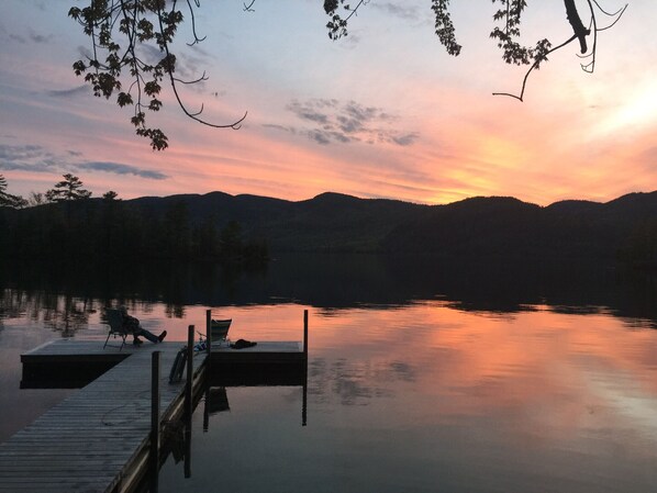 Sunset on the dock