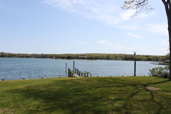 Bulkhead and dock in the water