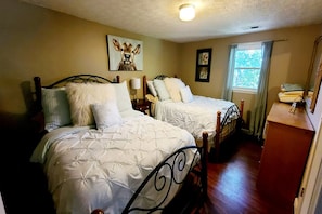 Bedroom 2 - ( two full-size double beds, 4 occupants)