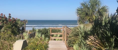 Welcome to New Smyrna Beach
Steps from the townhouse
Sand Dunes Beach Getaway
