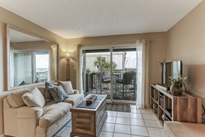 Living Room and Balcony with Ocean View