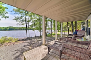 Patio | Lakefront View