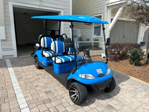 Golf Cart Included for use during your stay