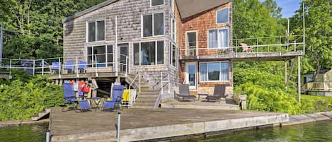 DeRuyter Vacation Rental | 3BR | 1BA | 1,400 Sq Ft | Steps Required