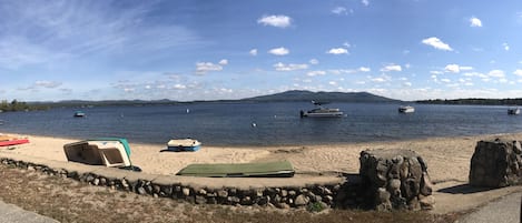 500 feet of private sandy beach