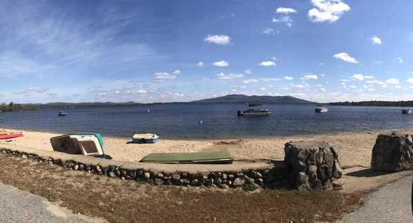 500 feet of private sandy beach