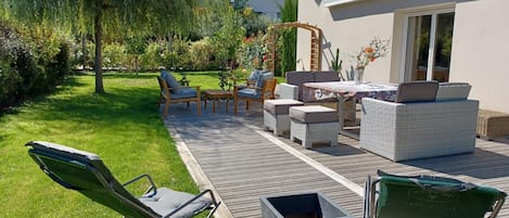 Garden loungers - Holiday rental Annecy 