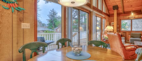 Dining Area with Window Views