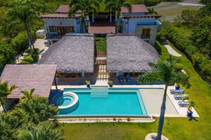 Villa Yarari 17: aerial view of the pool area
