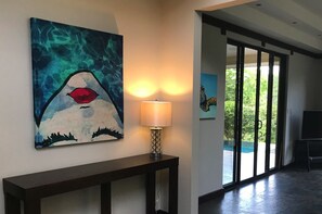 Open concept foyer