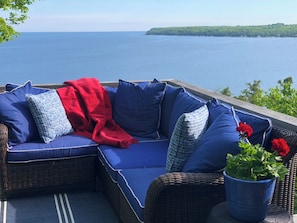 Summer on the deck … unparalleled water views every day …