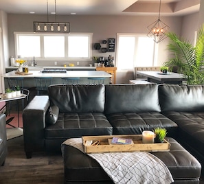 Open Concept Kitchen and Living Room