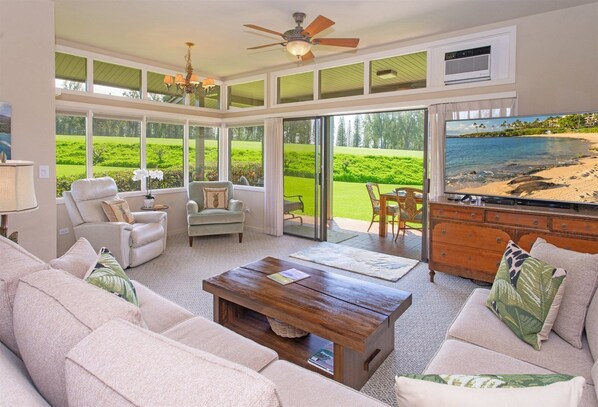 Relax in this beautiful one bedroom, two bathroom villa