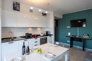 Kitchen and dining area