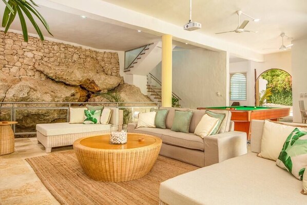 Large Entertainment Room View