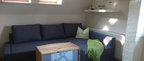 Ferienzimmer
Sofa mit Bettfunktion