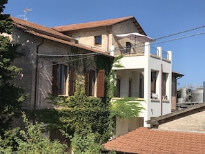 View of the property - Linda’s terrace with sunshade