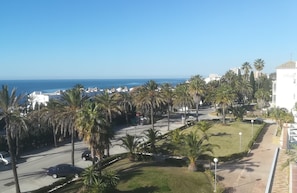 The view from the balcony looking West to Marbella and Gibraltar