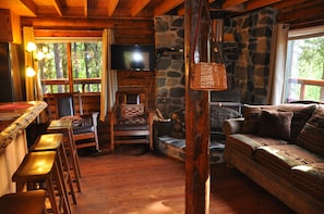 Prosperity Cabin Living Area