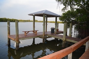 Boat dock and great fishing!