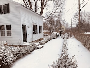 Snowy sunny afternoon