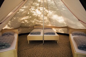 Our BELL family rental tent.