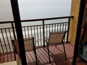 Oceanfront balcony