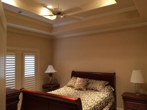 first additional bedroom has a full bed. 