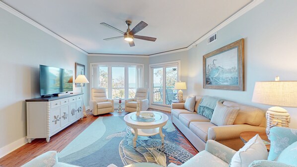 Living Room with Views of the Atlantic Ocean