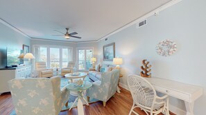 Living Room with Desk