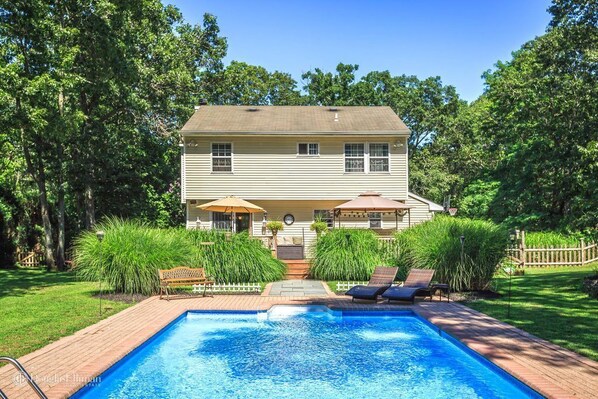 Private backyard