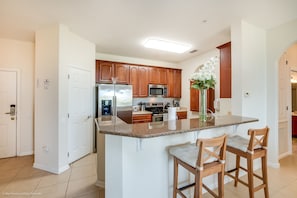 Kitchen Elegance: Step into a world of culinary luxury in our open-concept kitchen, fully furnished with stylish details that make cooking a delight