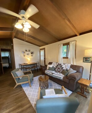 Living Room area that leads into bedrooms