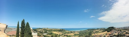 Blick von der Unterkunft