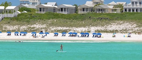 Emerald waters on beaches of 30A