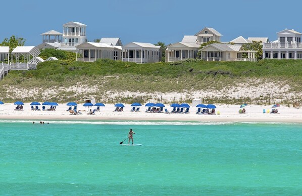 Emerald waters on beaches of 30A