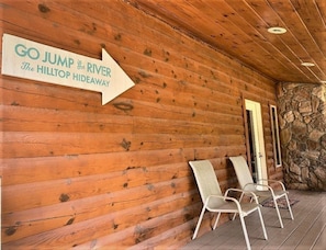 Entrance to the cabin