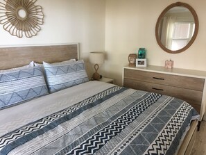 King bed, dresser, nighstands