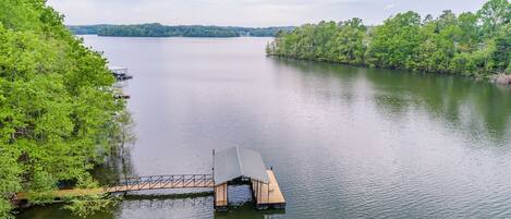 Gorgeous dock in deep water